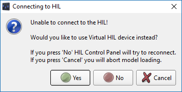 Connecting to Hardware-in-the-Loop Device